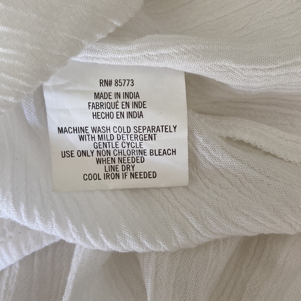 ONEILL shirt size M brand new with tag with adjustable strings white color - Picture 7 of 9